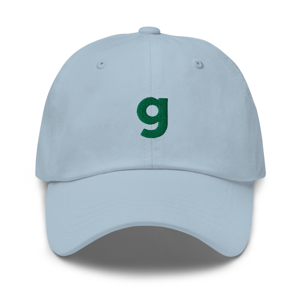 G Logo Dad Hat - Light Blue