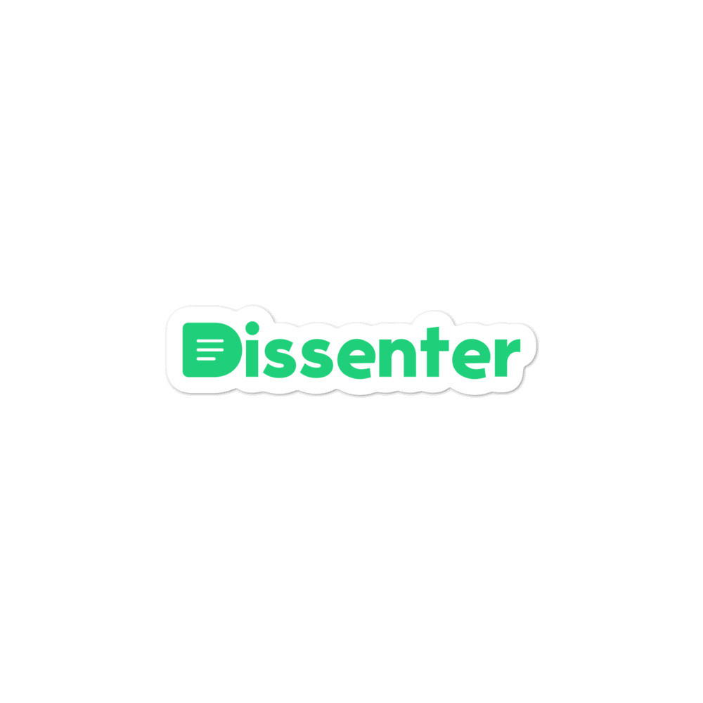 Dissenter Gab Sticker - 3x3