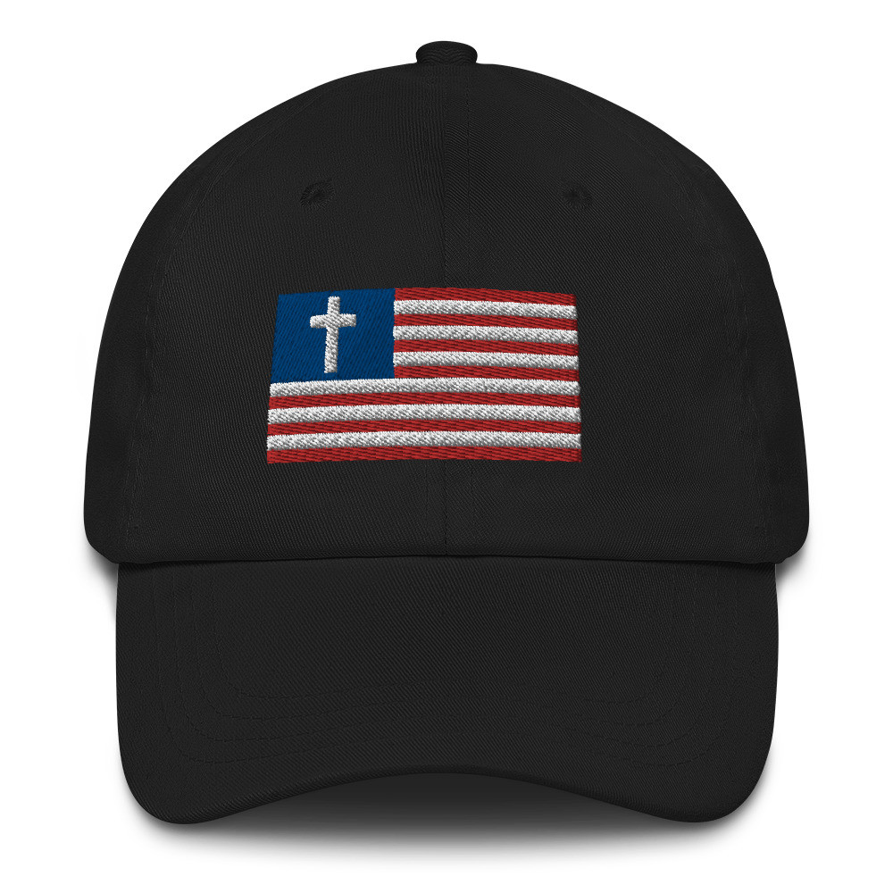 Christian Nationalist Dad Hat / Black