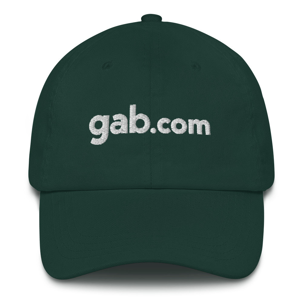 gab.com Logo Dad Hat - Spruce