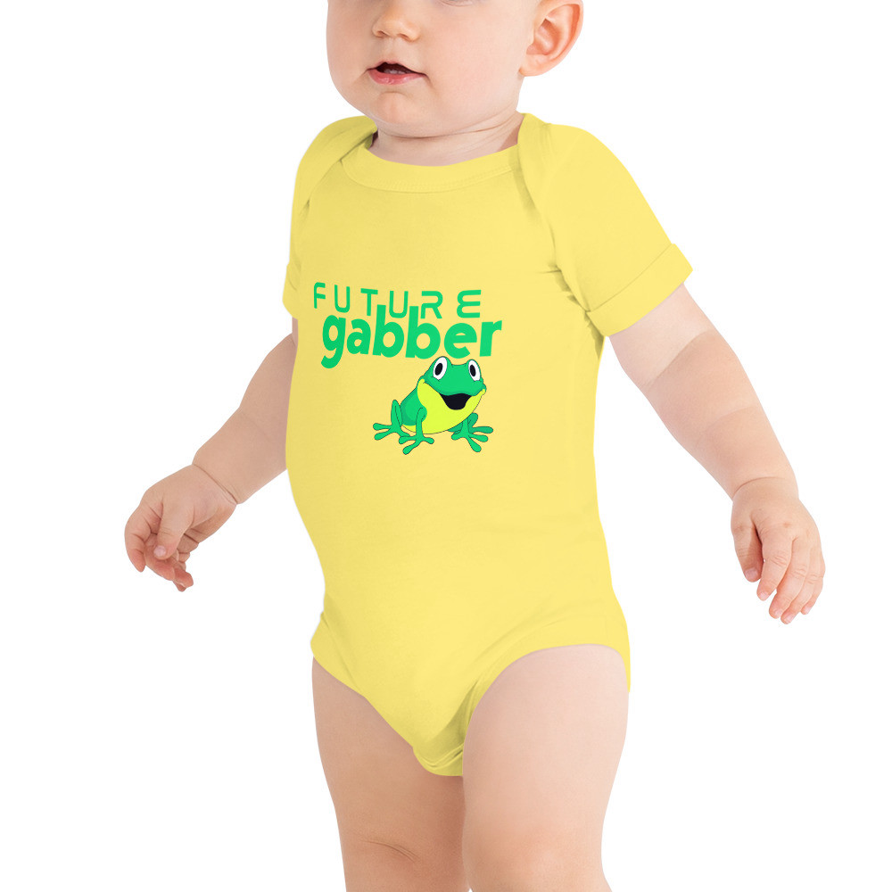 Future Gabber Baby One Piece - Yellow / 18-24m