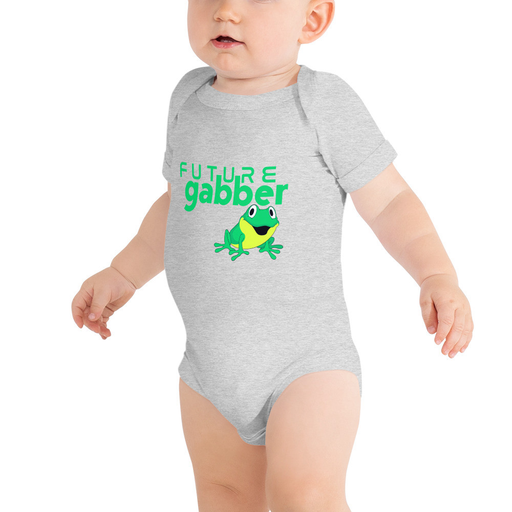 Future Gabber Baby One Piece - Athletic Heather / 18-24m