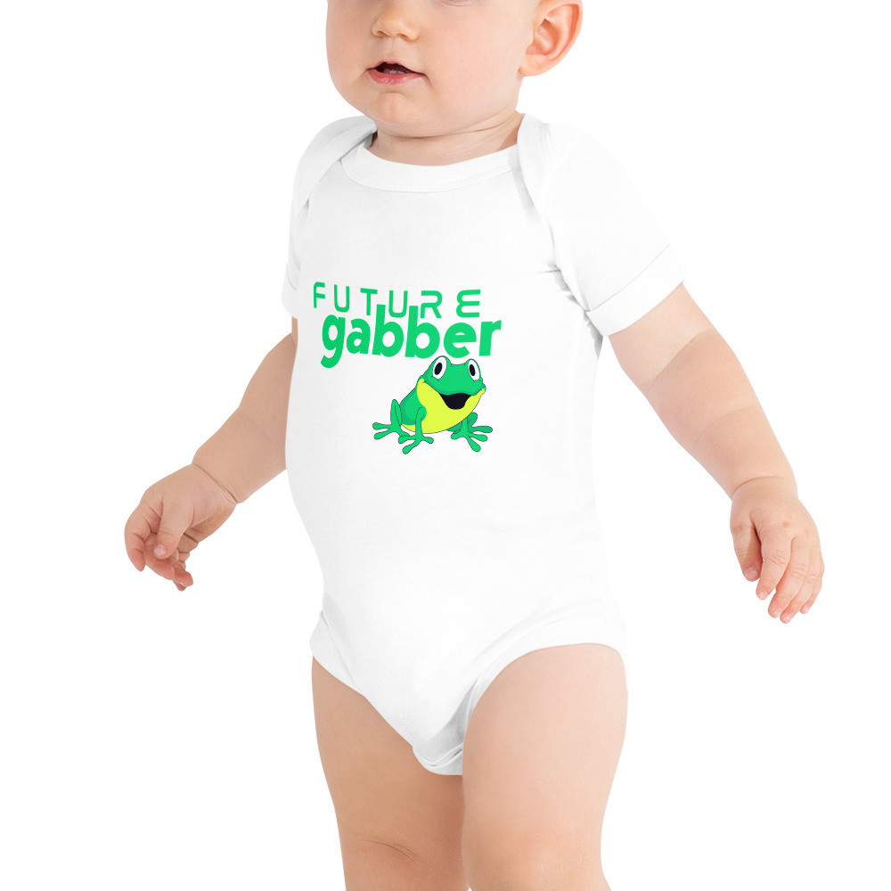 Future Gabber Baby One Piece - White / 3-6m