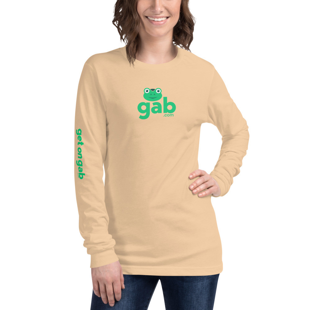 Gab.com Women's Long Sleeve - Sand Dune / L