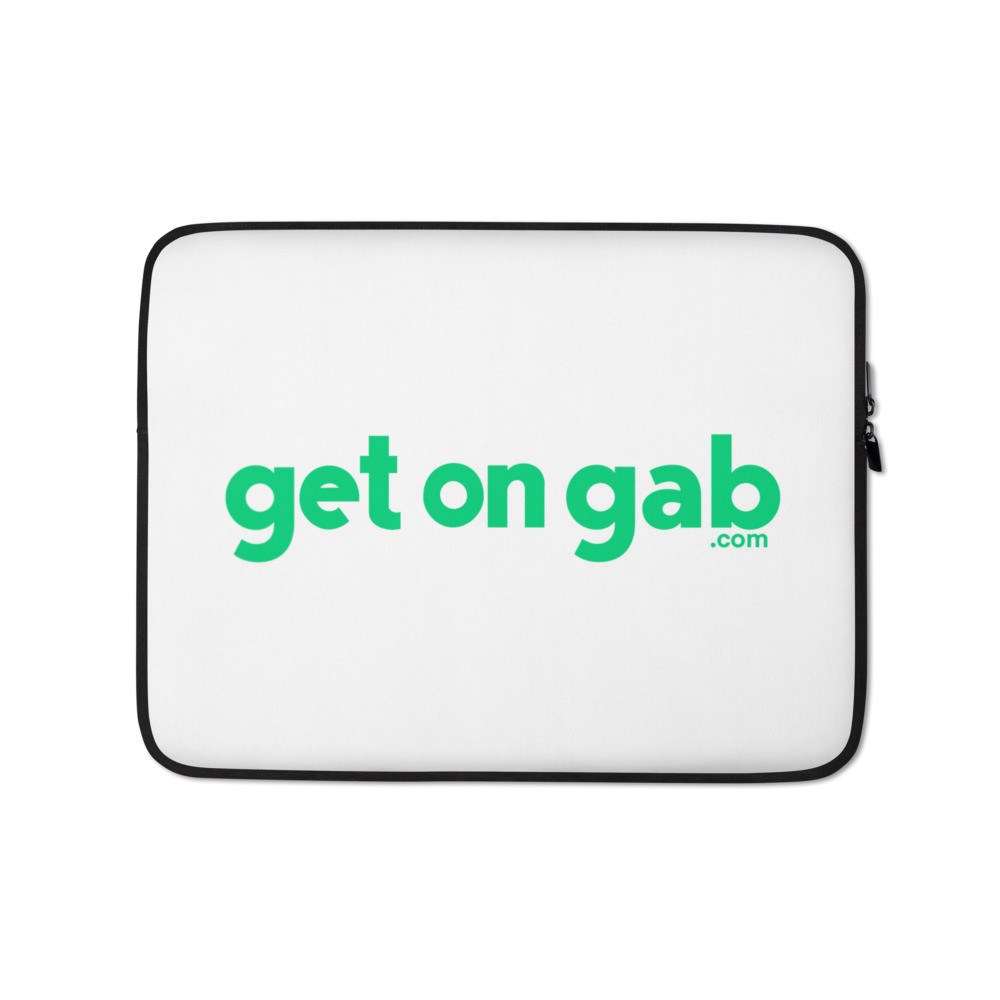 Get on Gab Laptop Sleeve - 13 in