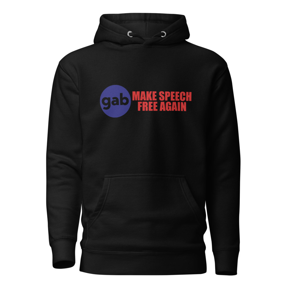 Make Speech Free Again Hoodie - Black / L