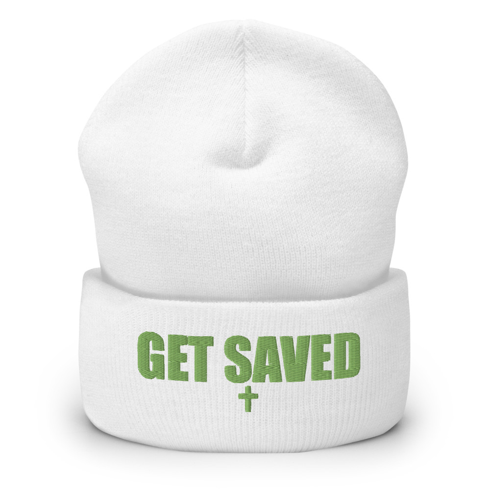 Get Saved Beanie - White