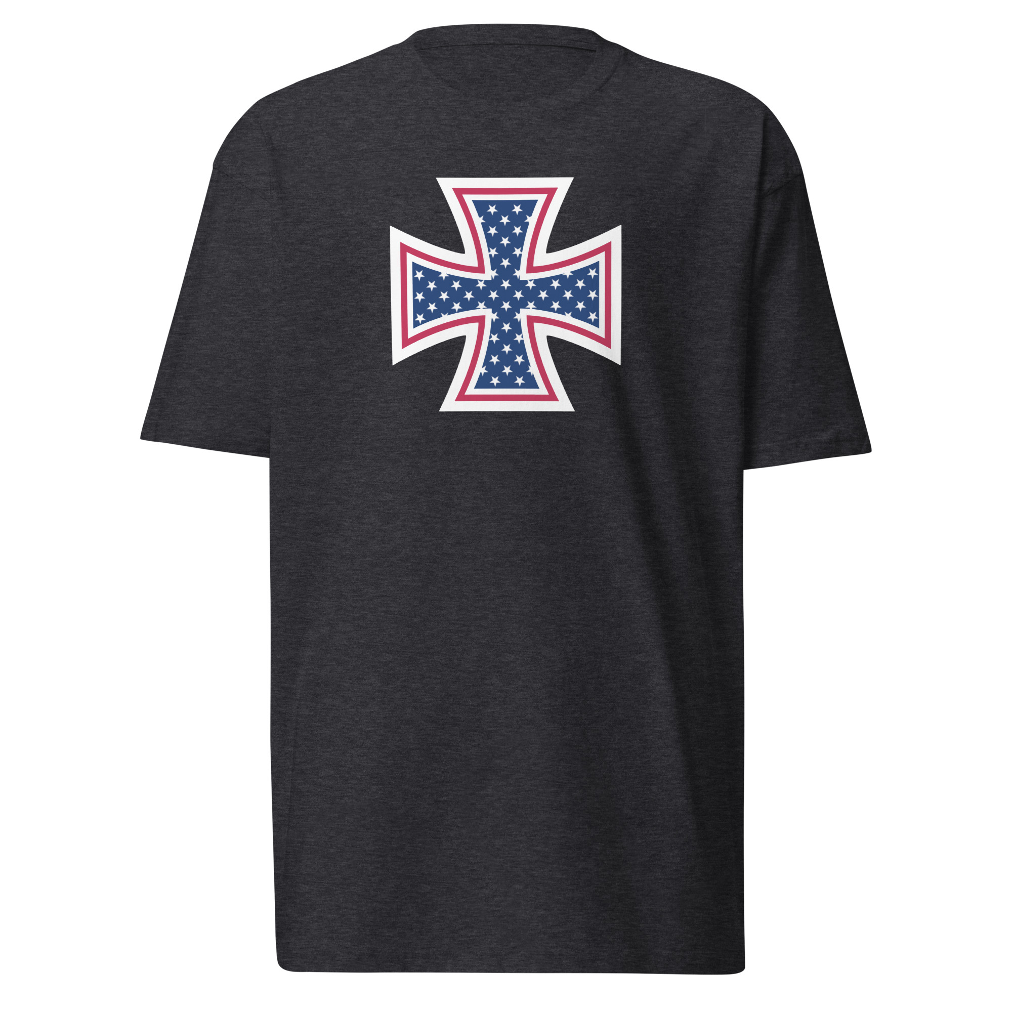 Iron Cross T-Shirt - Charcoal Heather / S