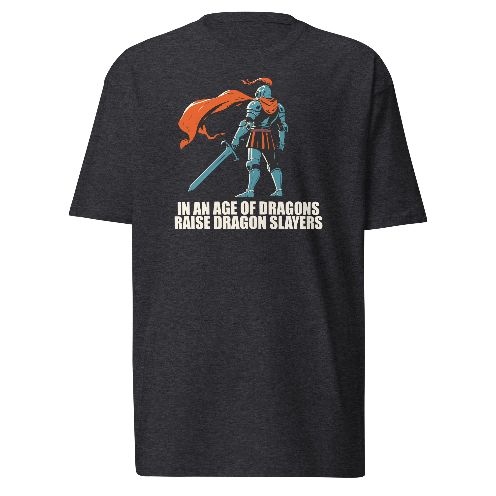 Dragon Slayers T-Shirt / Charcoal Heather / S