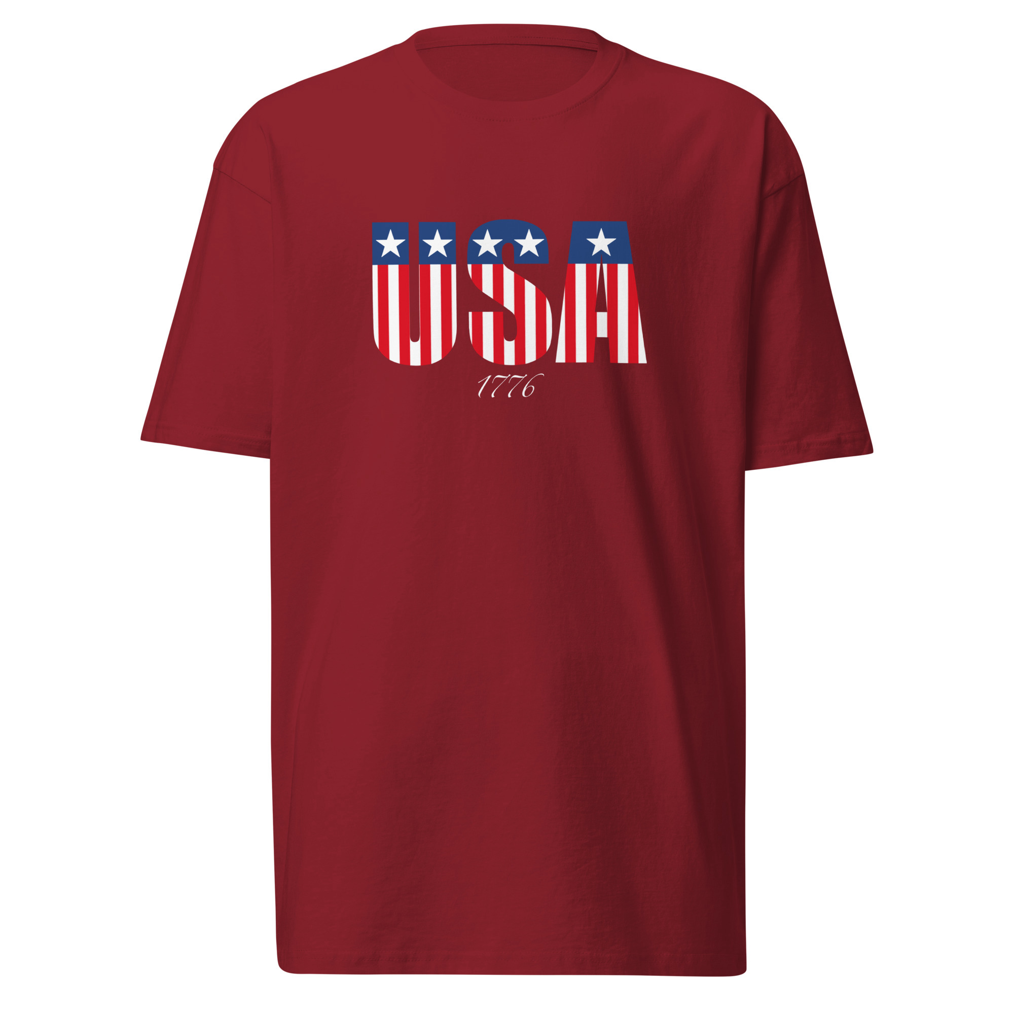 USA 1776 T-Shirt / Brick Red / S