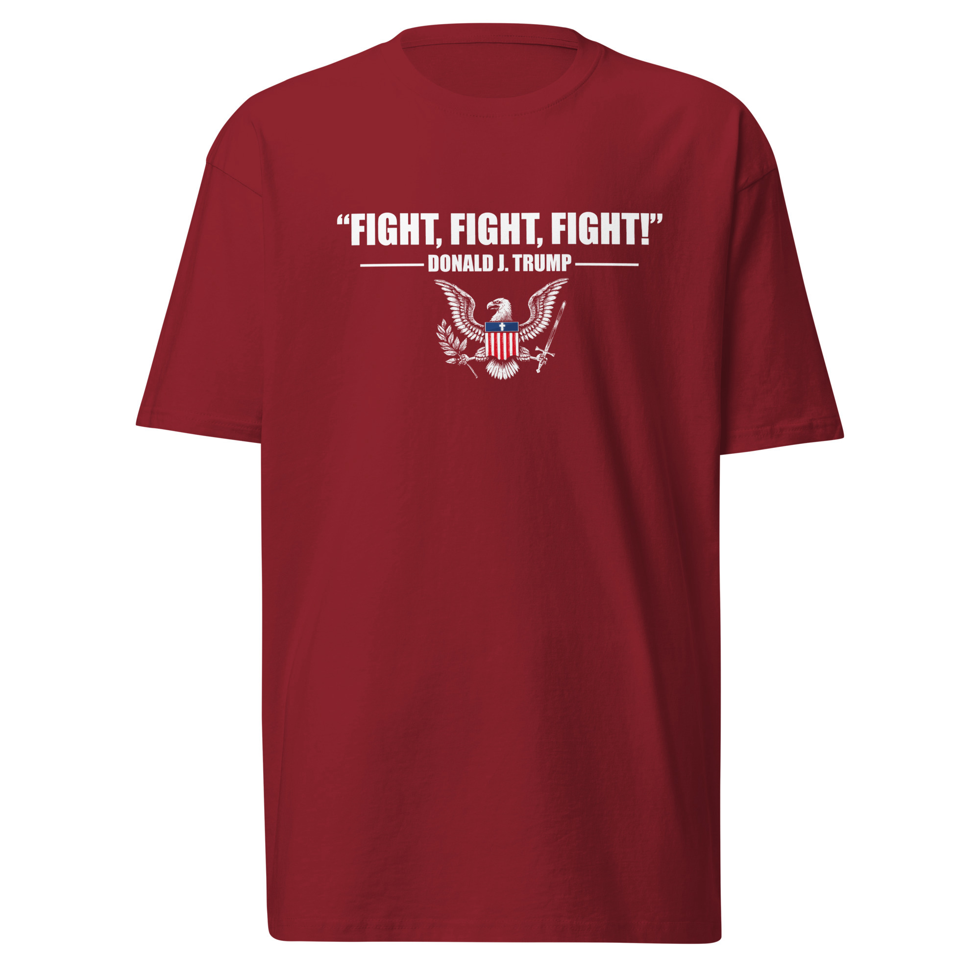 Fight! Fight! Fight! T-Shirt / Brick Red / S