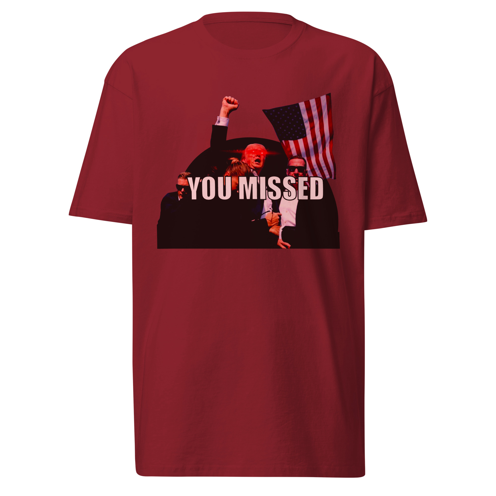 You Missed T-Shirt / Brick Red / S