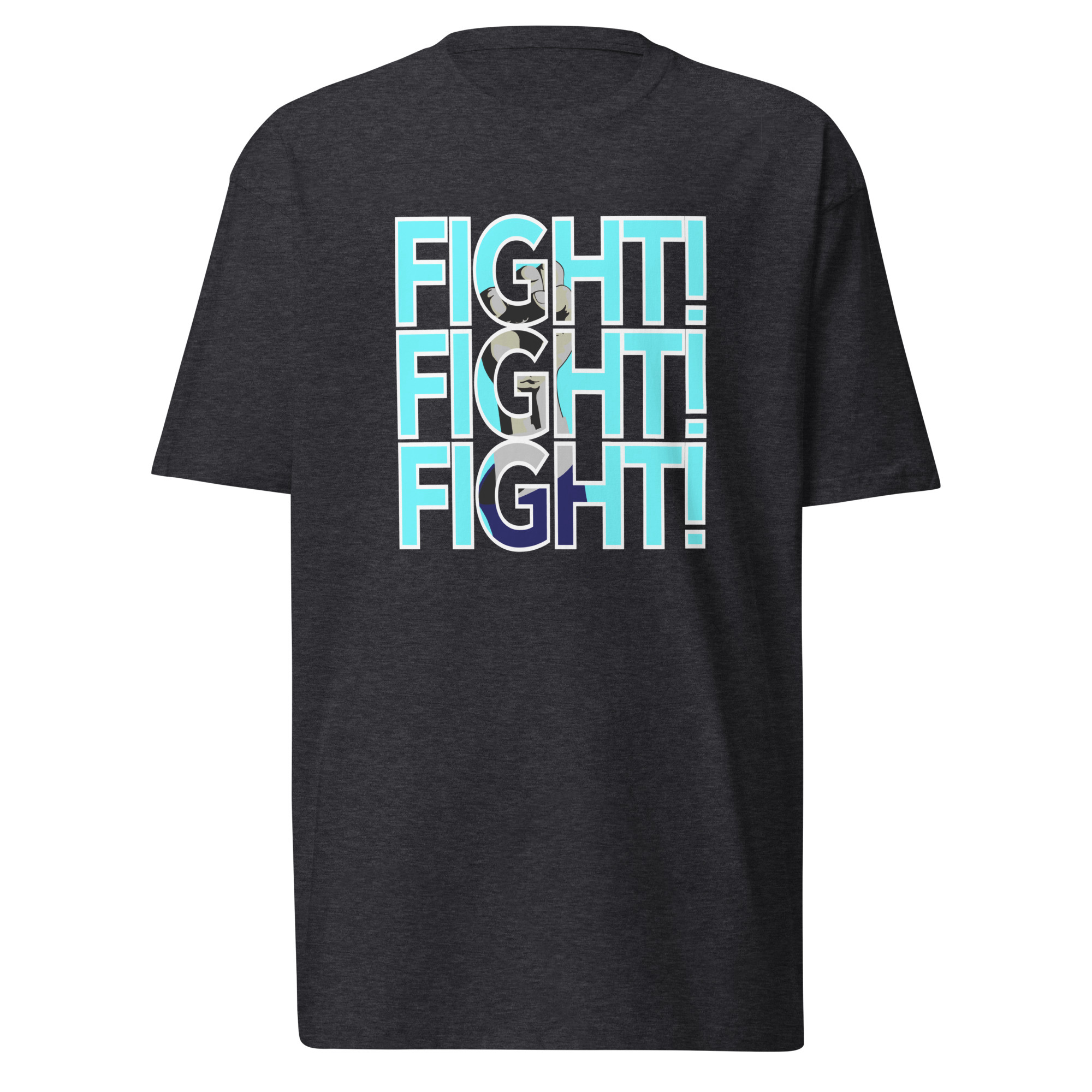 Trump Fight T-Shirt / Charcoal Heather / S