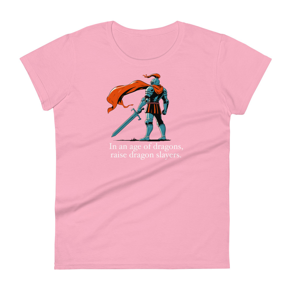 Dragon Slayers Women's T-Shirt / Charity Pink / S