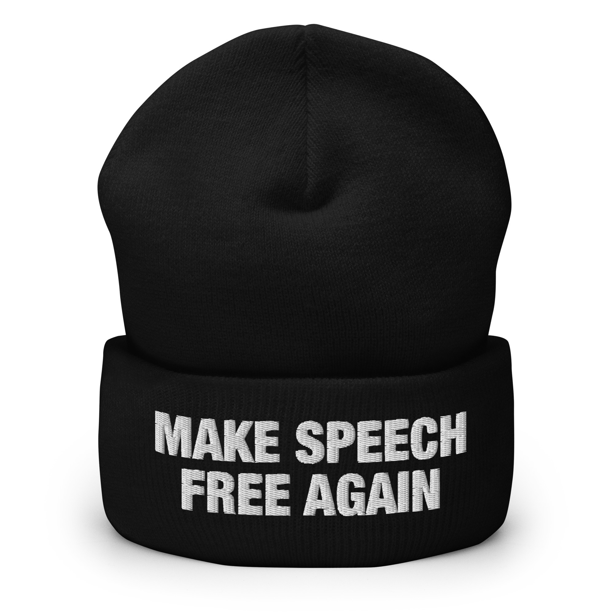 Make Speech Free Again Beanie / Black