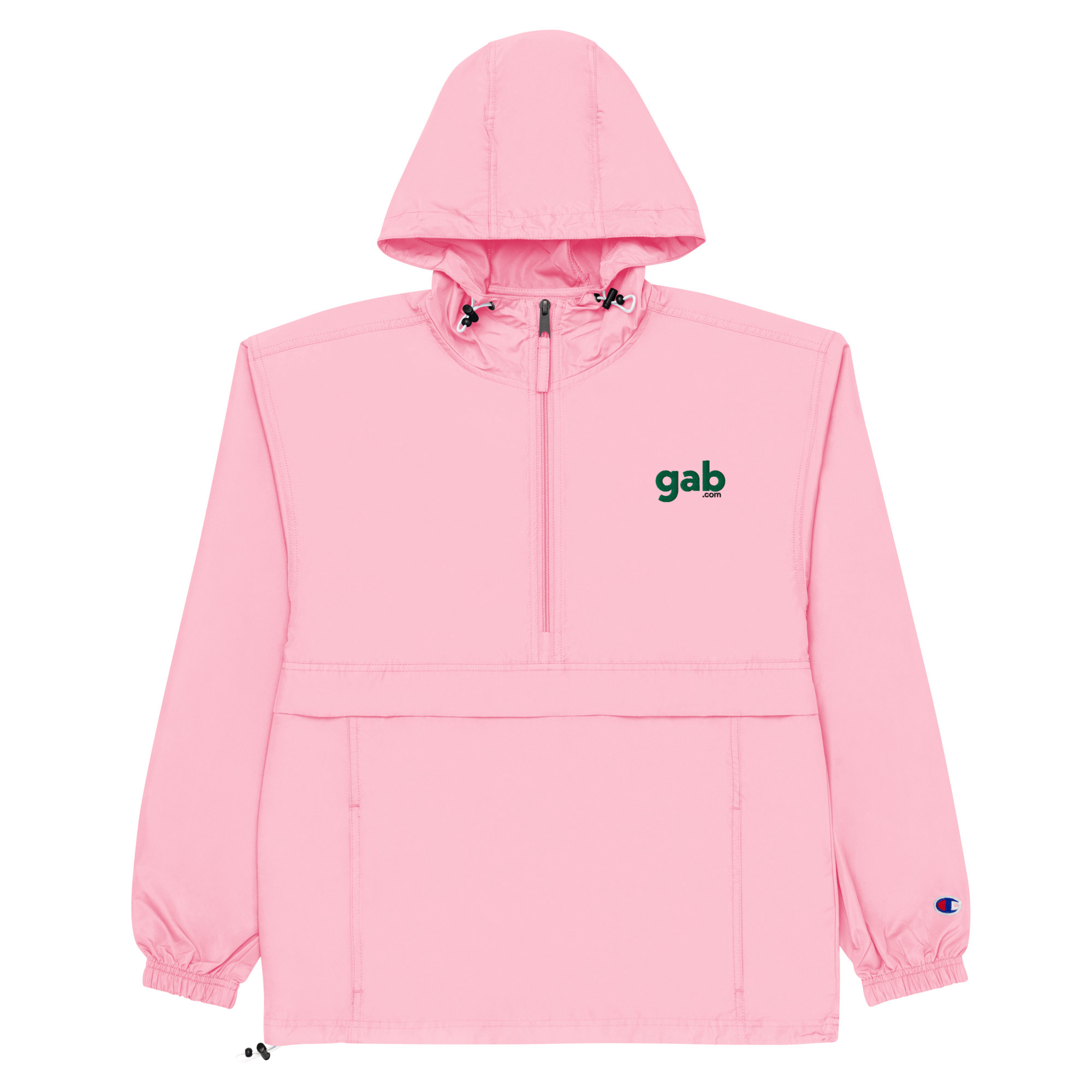 Gab.com Champion Packable Jacket - Pink Candy / 2XL