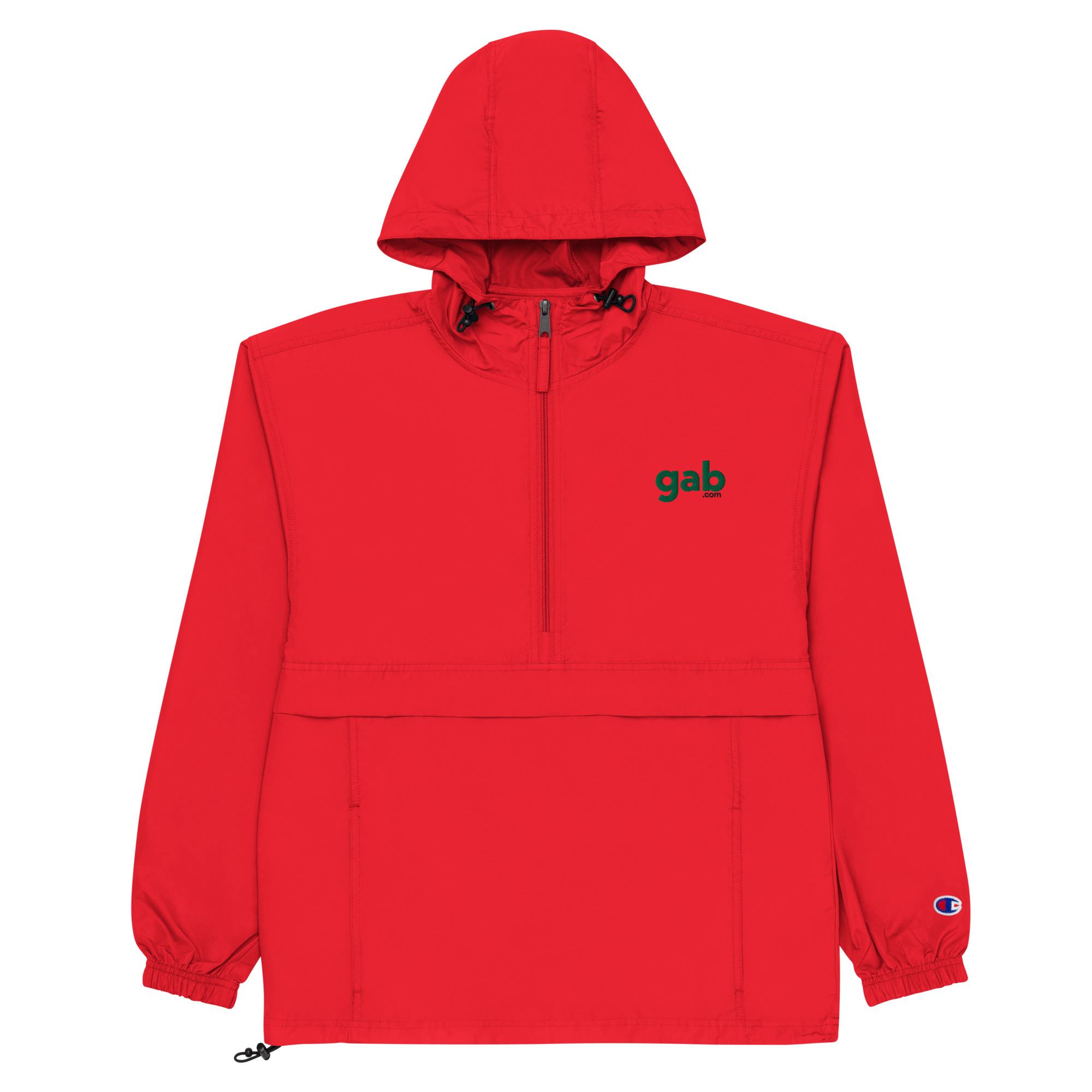 Gab.com Champion Packable Jacket - Scarlet / S