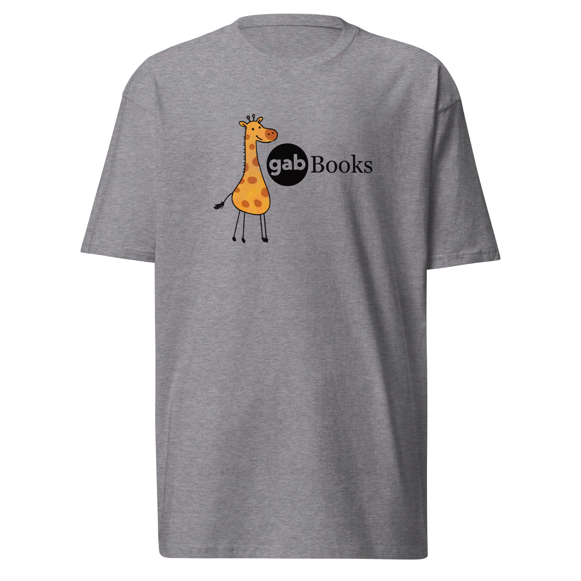 Gab Books T-Shirt / Carbon Grey / S