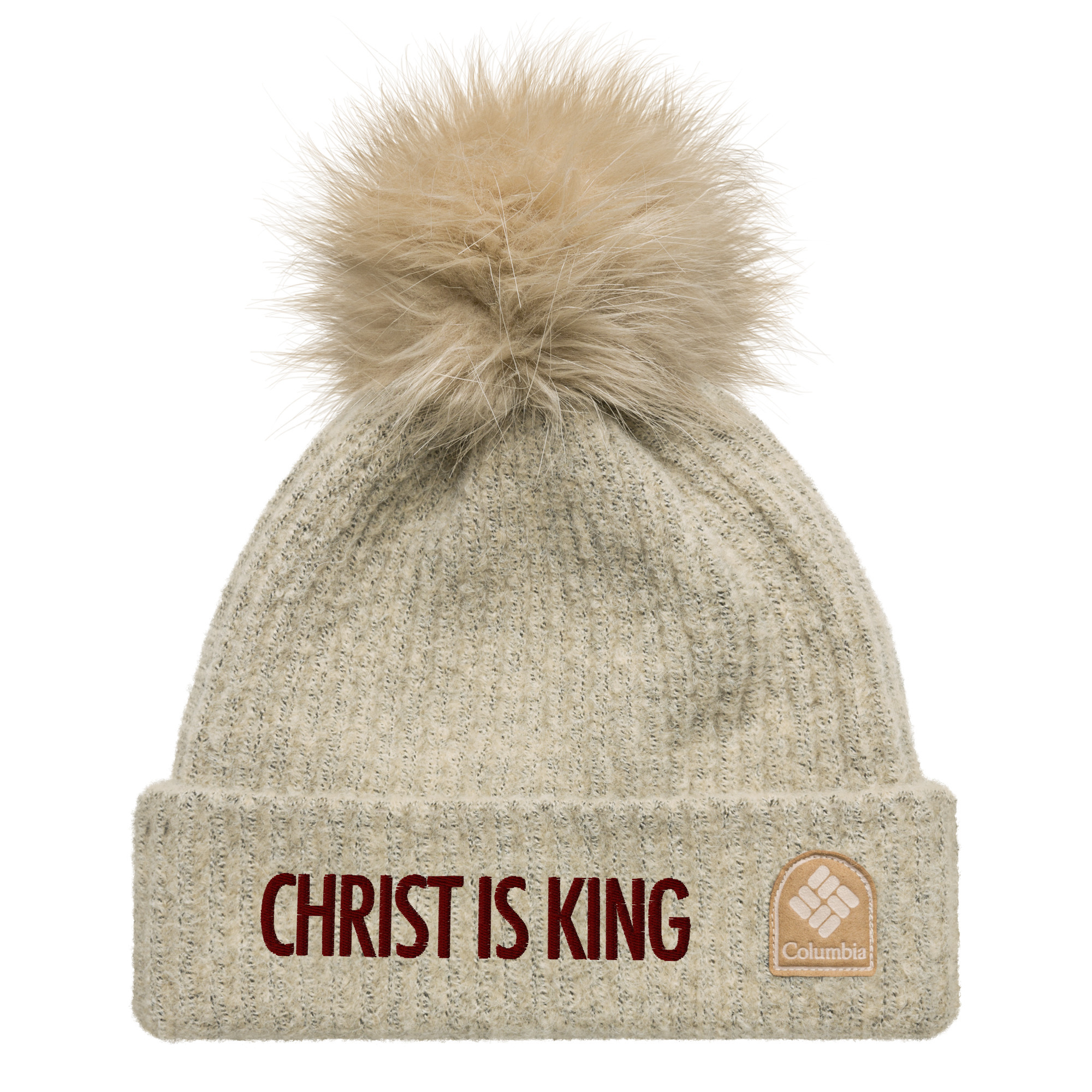 Christ Is King Columbia Pom-Pom Beanie