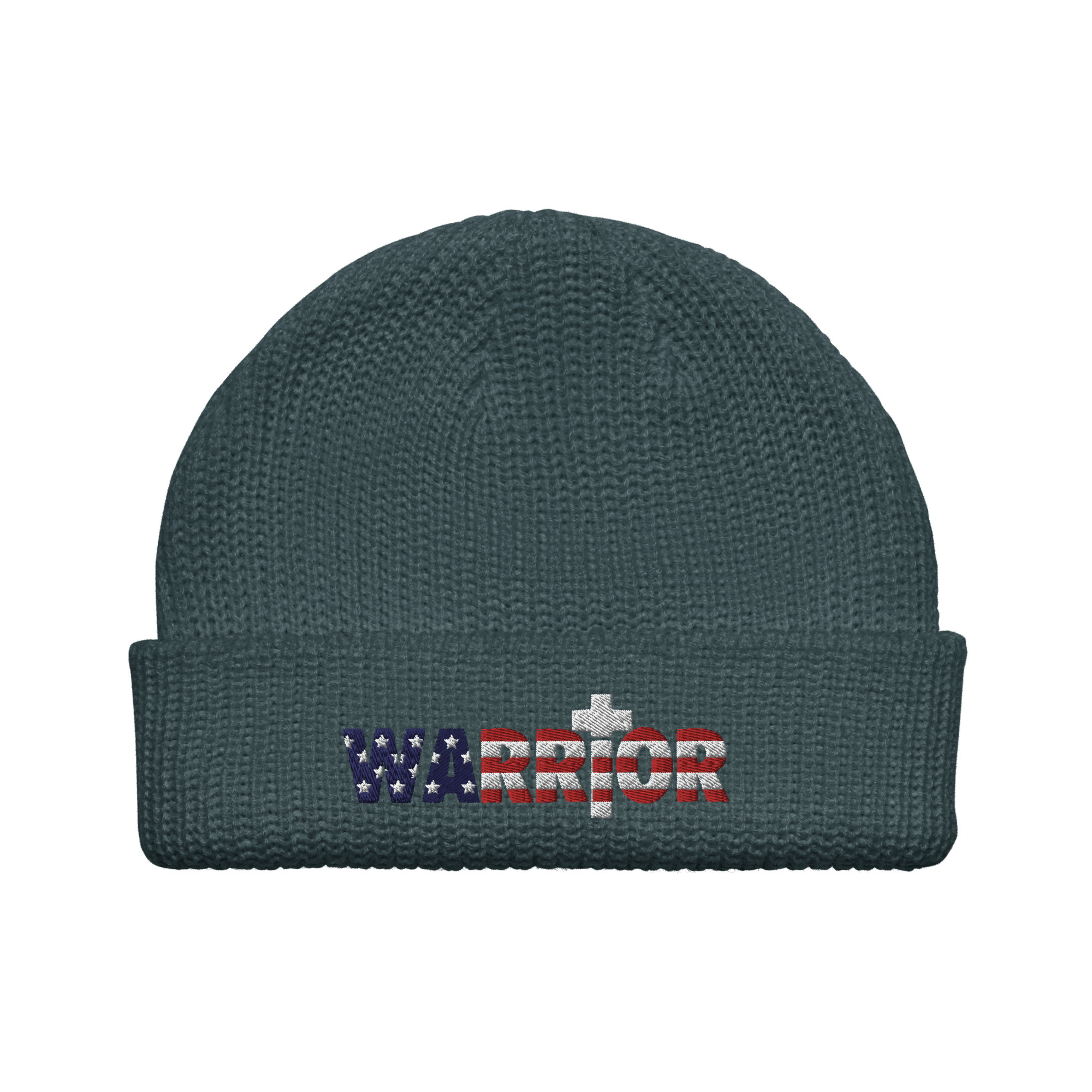 Warrior Beanie / Petrol Blue