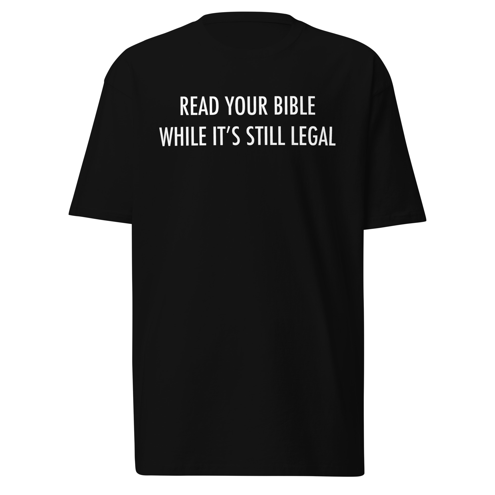 Read Your Bible T-Shirt / Black / S