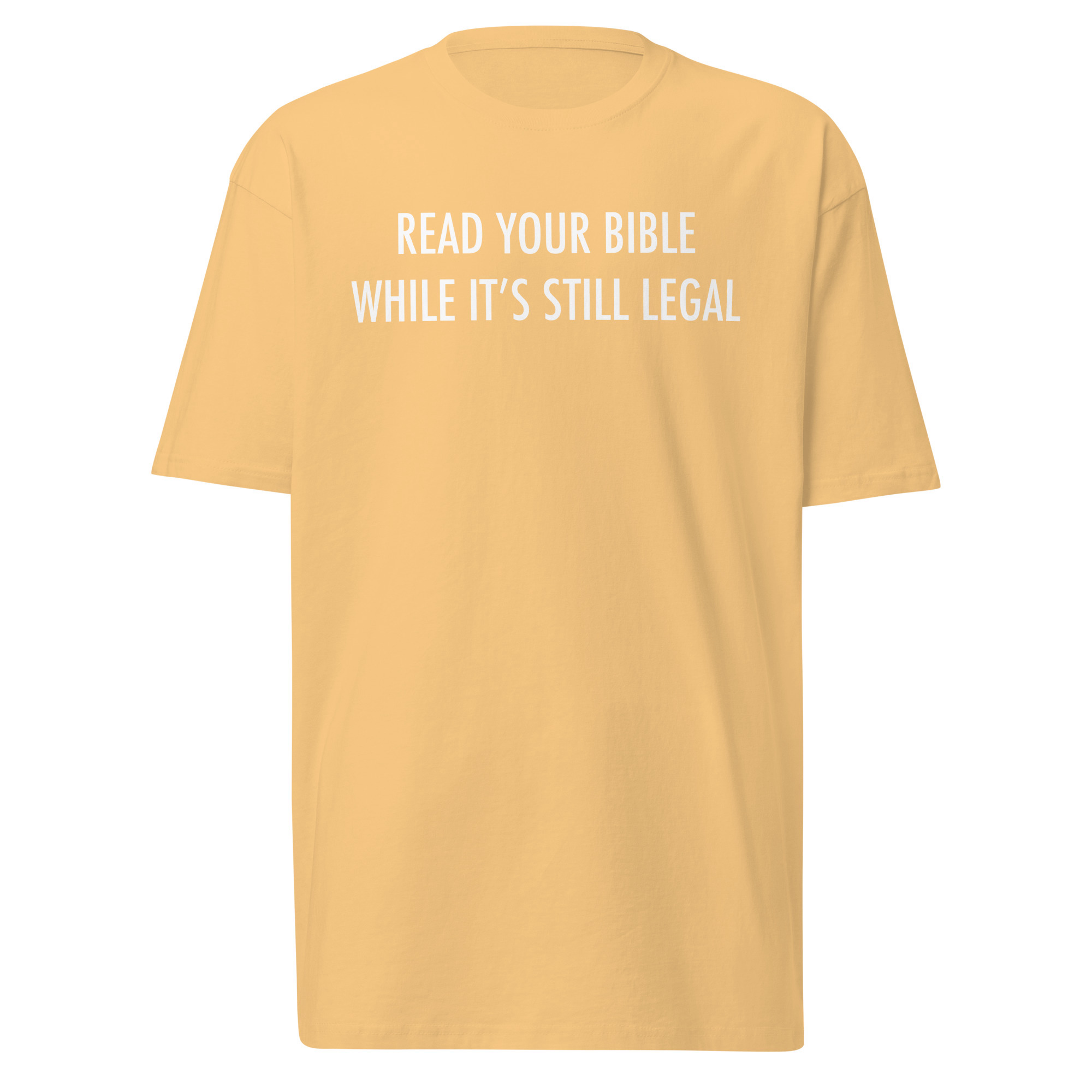 Read Your Bible T-Shirt / Vintage Gold / S