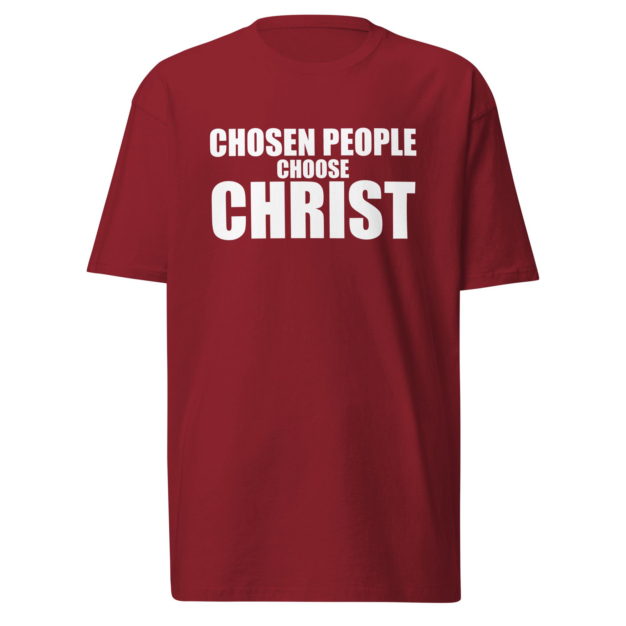 Chosen People Choose Christ T-Shirt / Brick Red / S