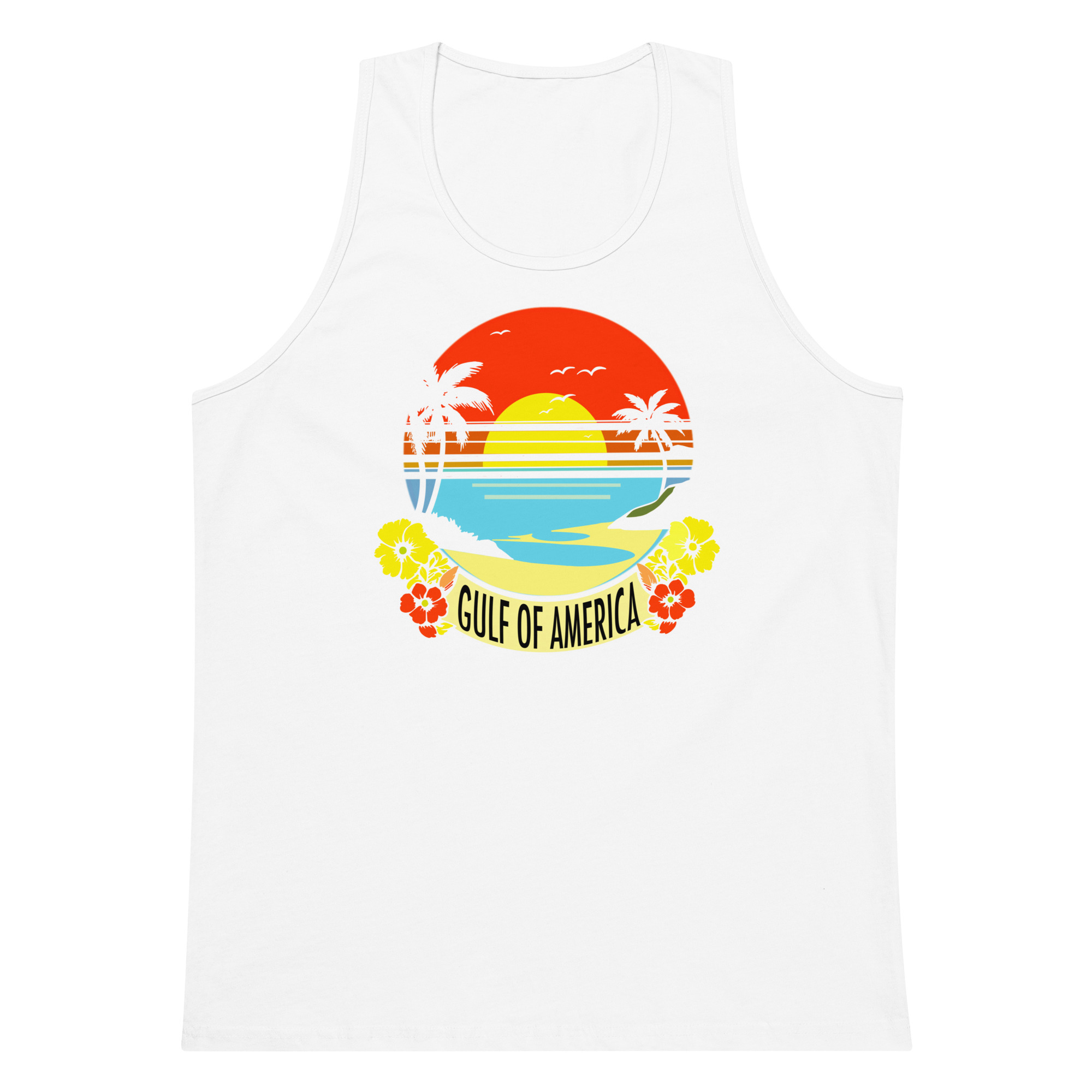 Gulf of America Tank Top / White / M
