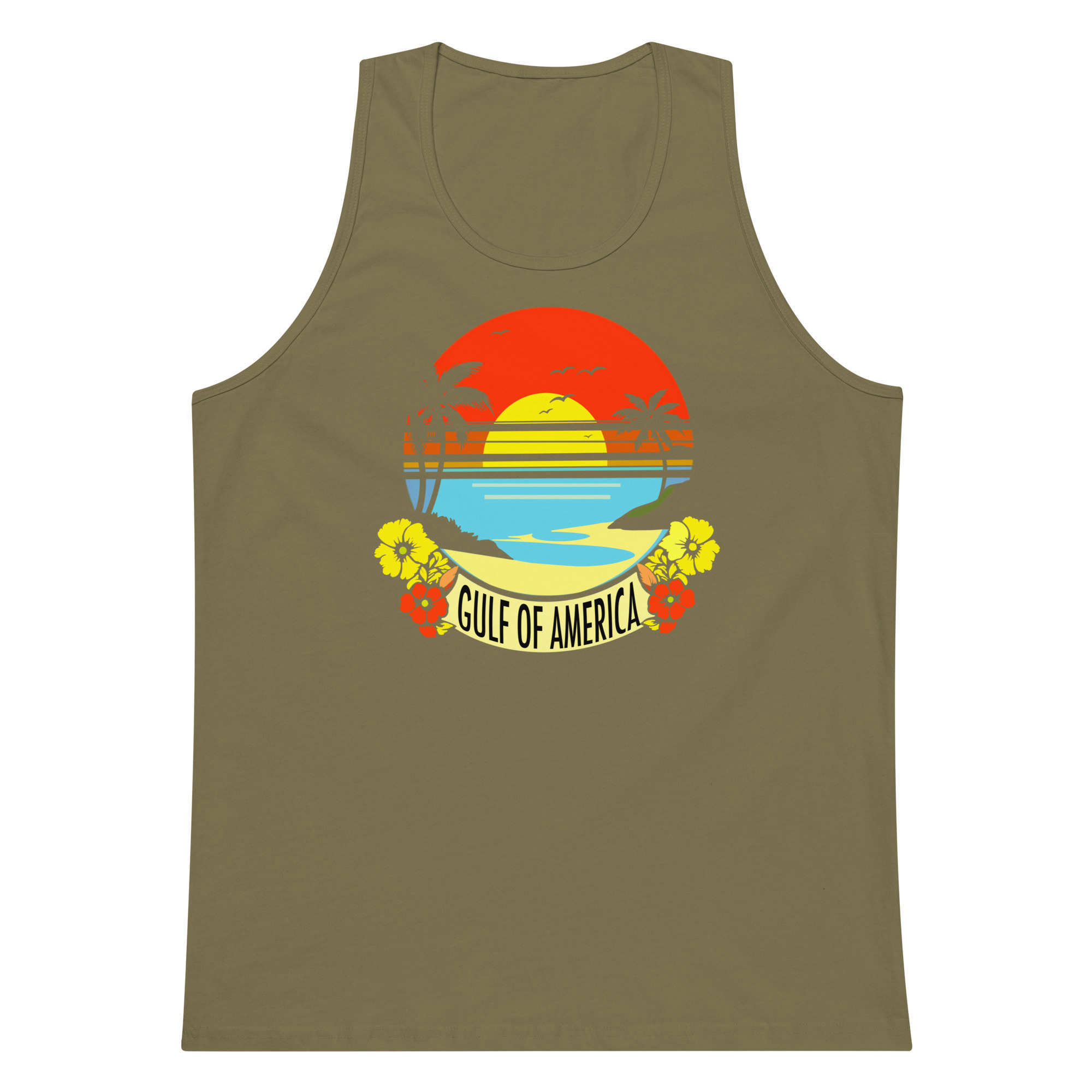 Gulf of America Tank Top / Military Green / M