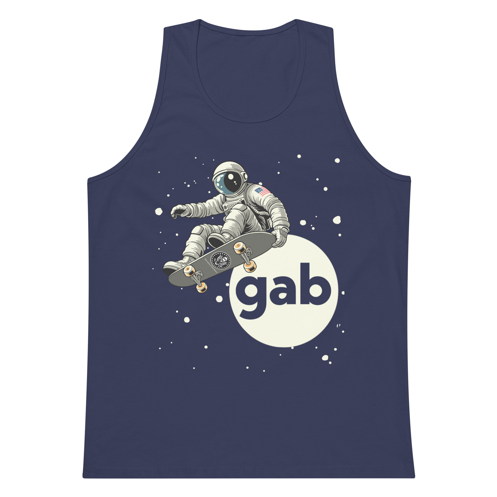 Gab Astronaut Tank Top / Harbor Blue / M