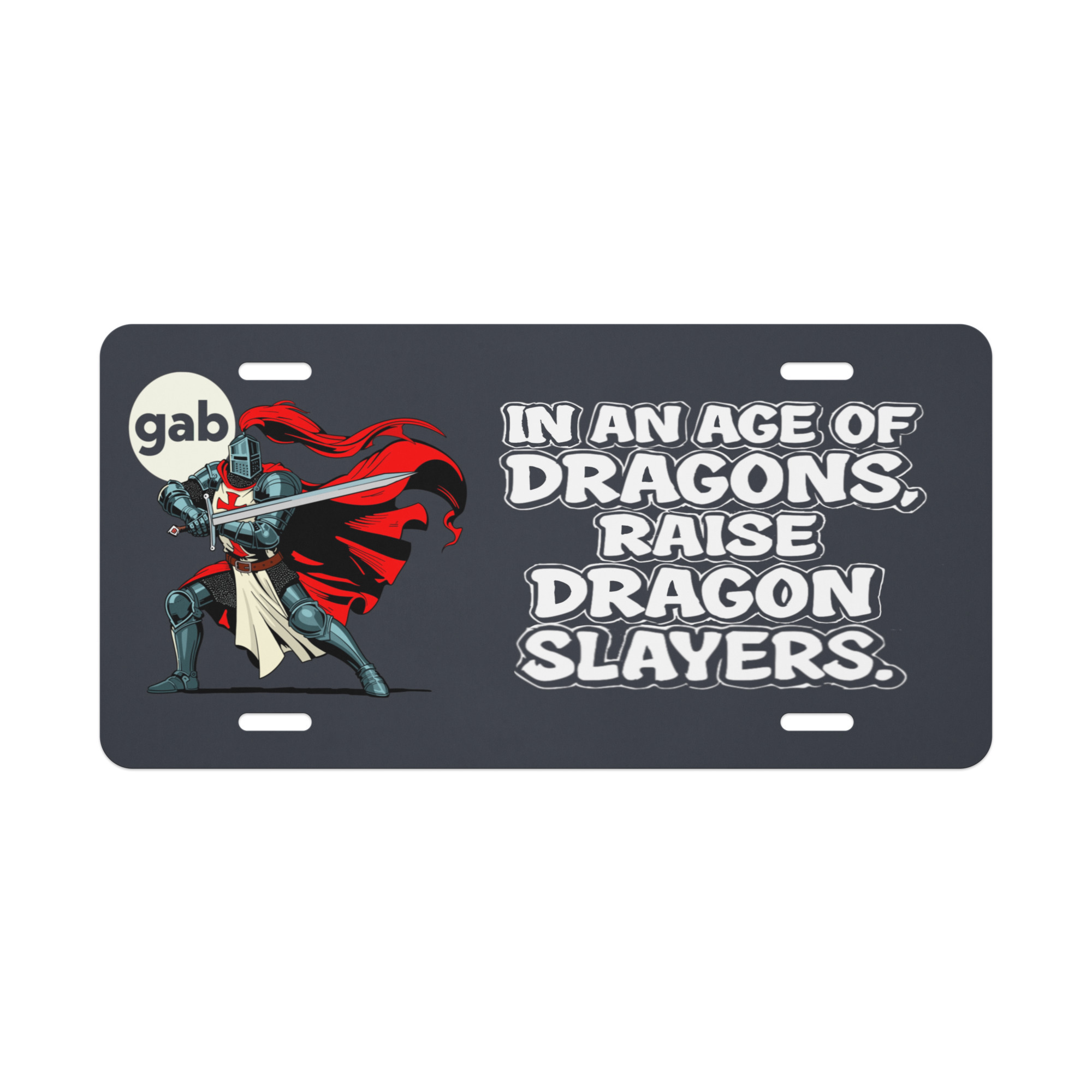 Dragon Slayers License Plate