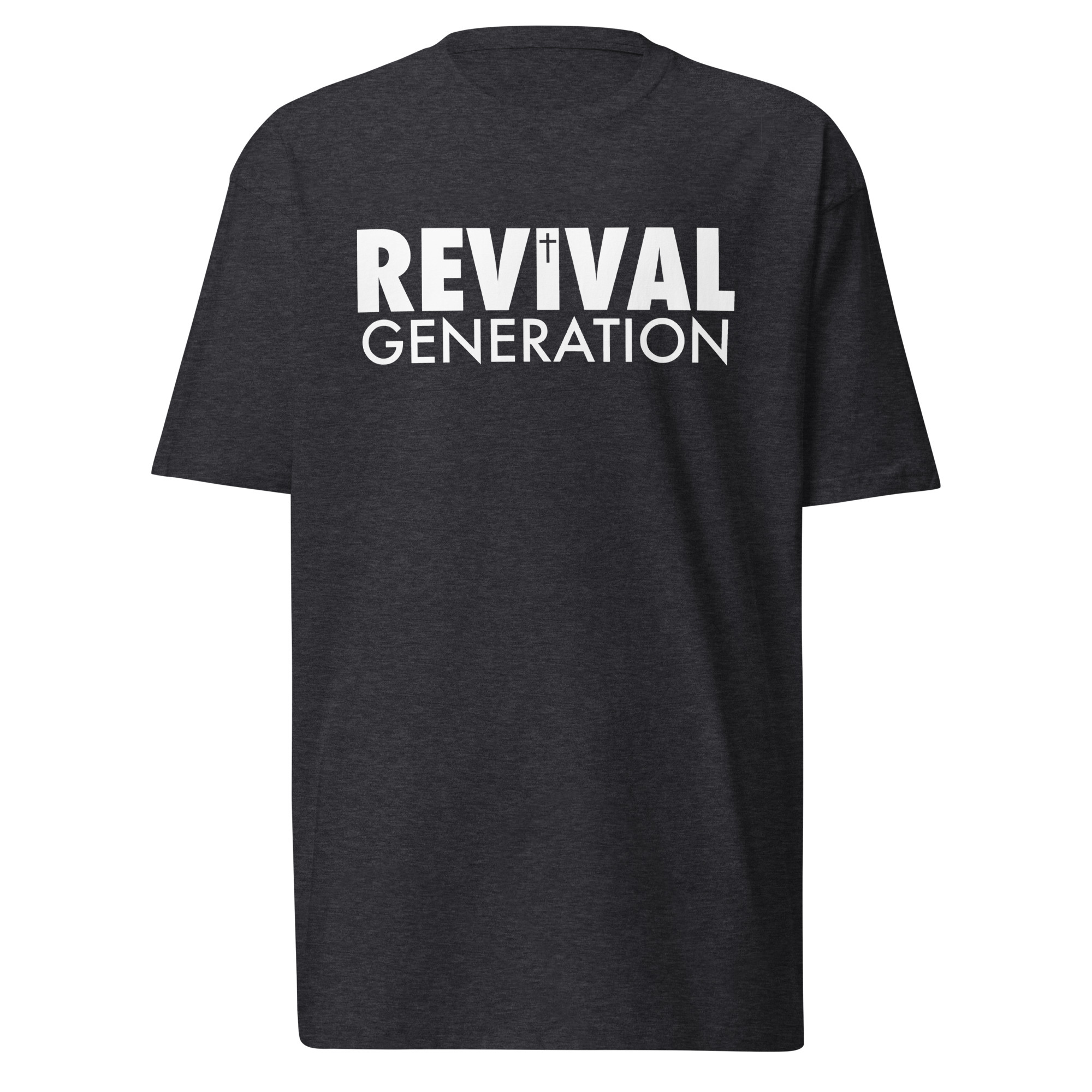 Revival Generation T-Shirt / Charcoal Heather / XL