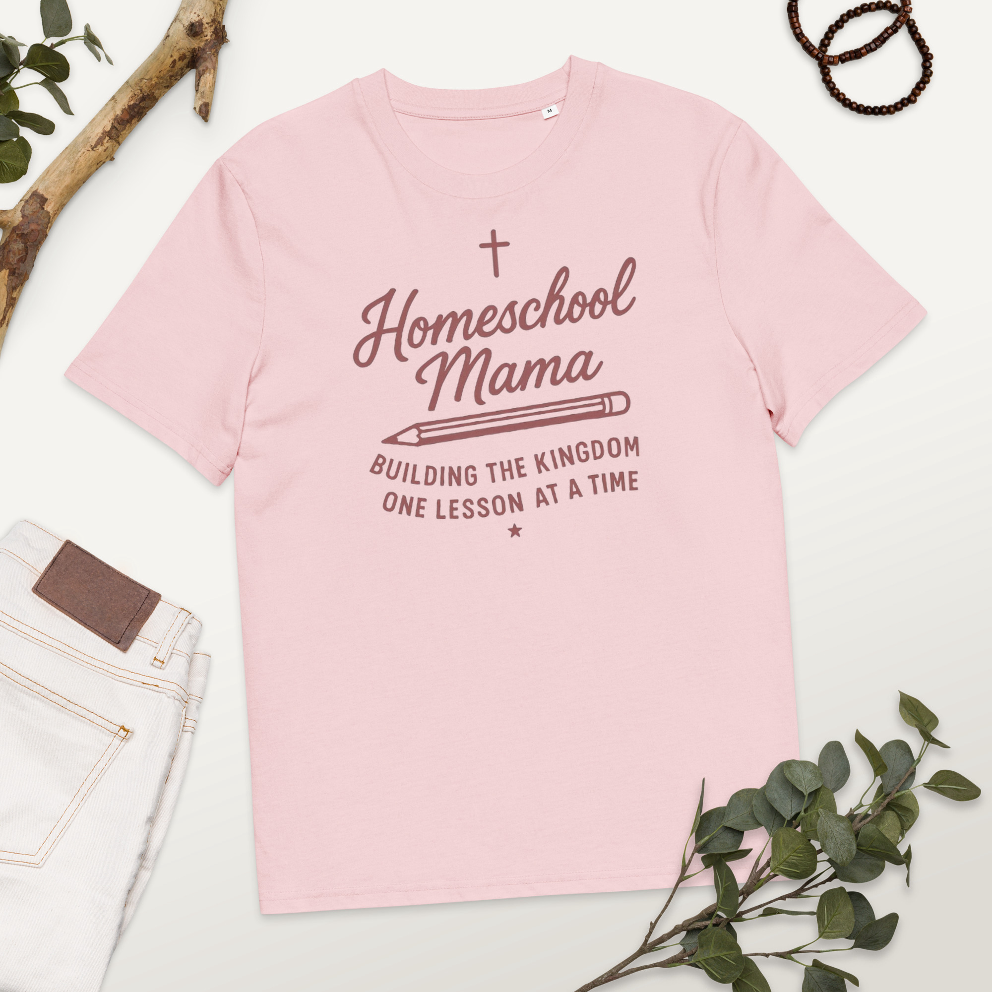 Homeschool Mama / Cotton Pink / 2XL