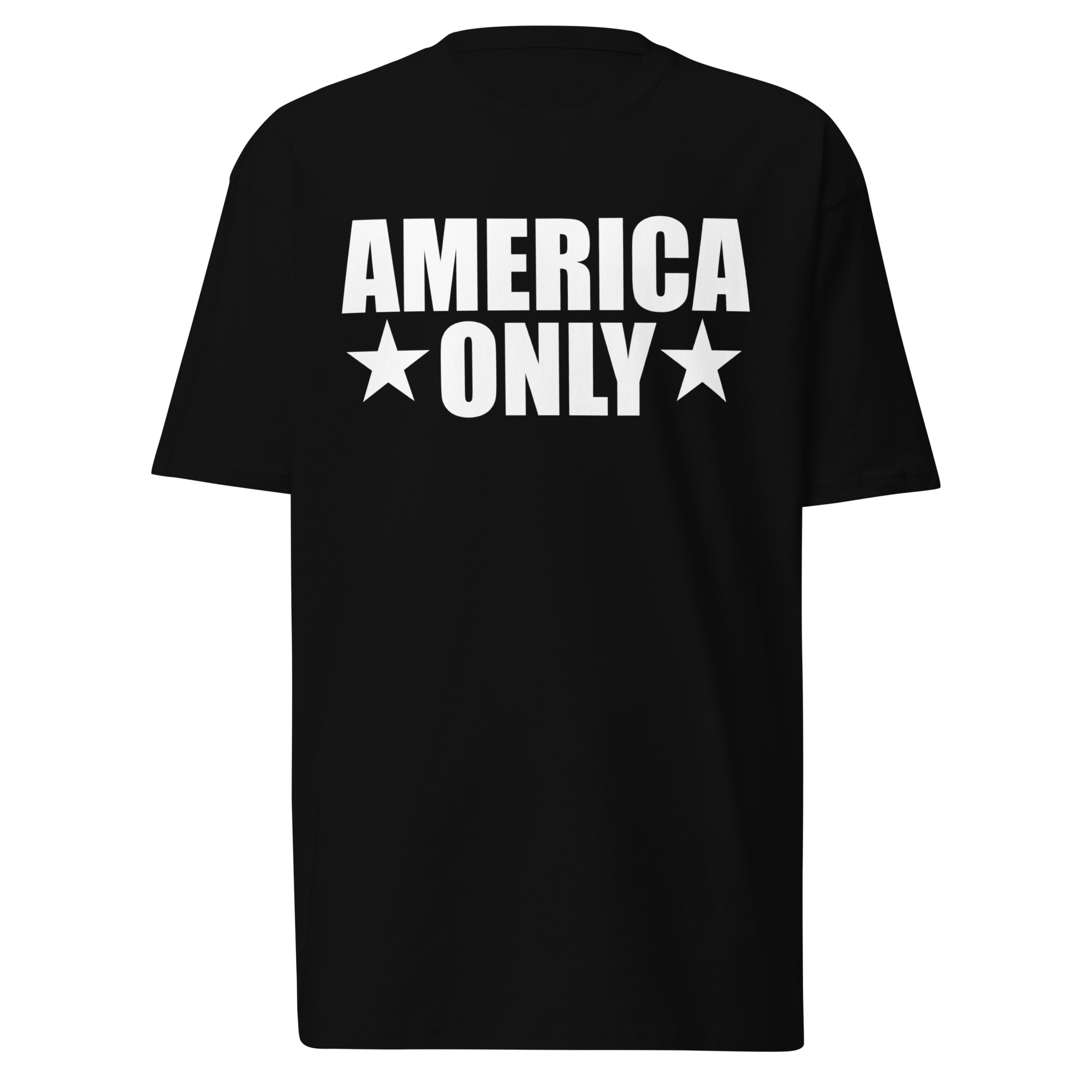 America Only T-Shirt / Black / S
