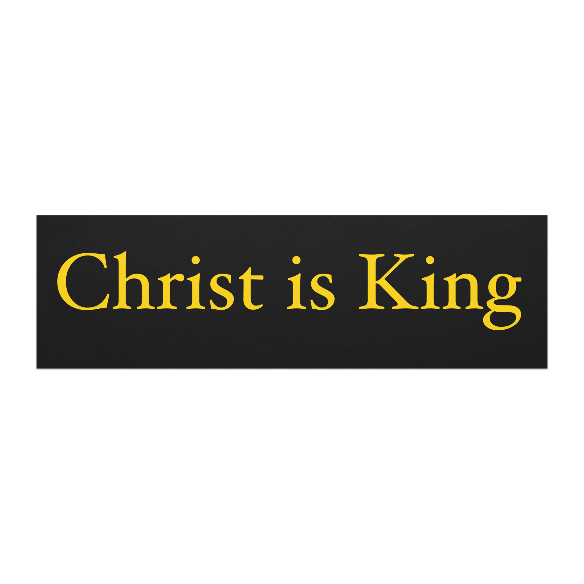 Christ Is King Car Magnet