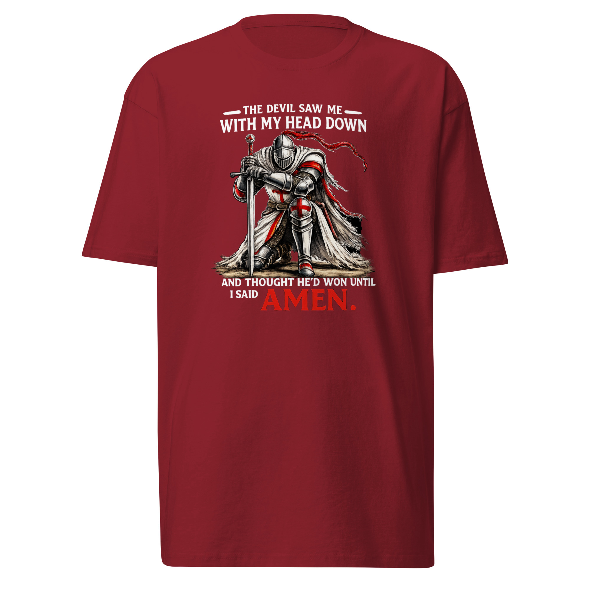 Amen T-Shirt / Brick Red / S
