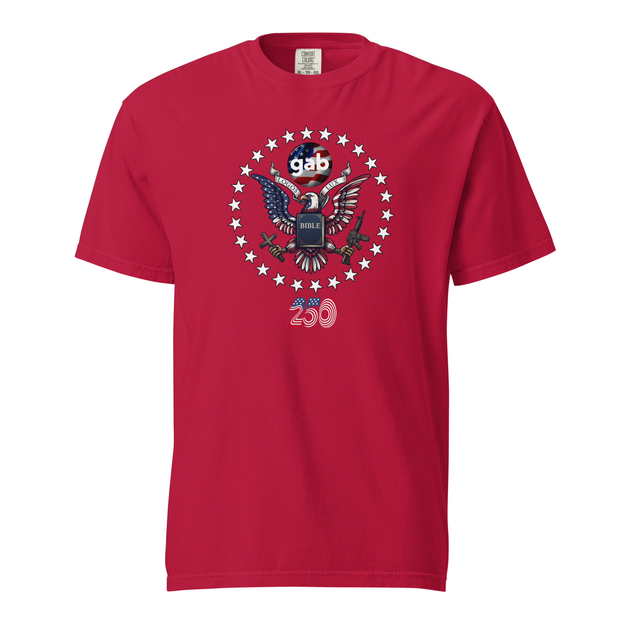 Gab Emblem 250 T-Shirt / Red / S