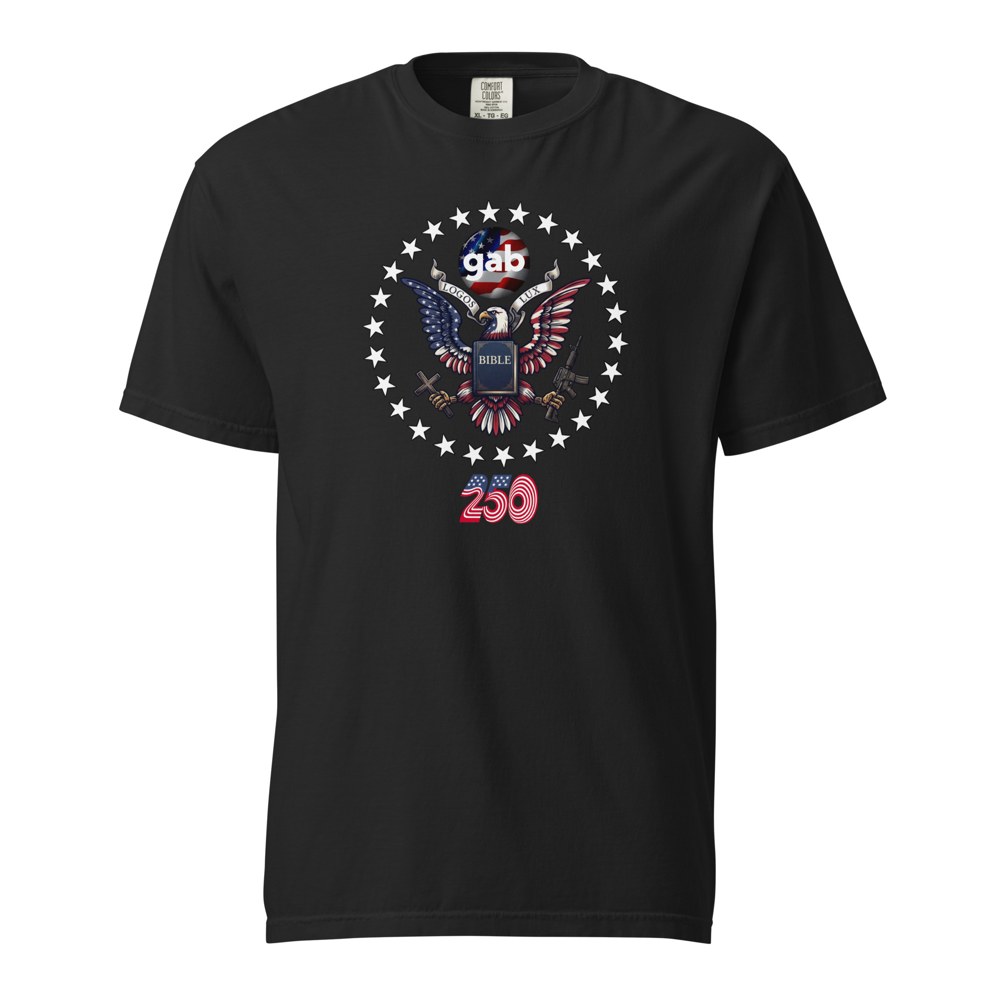 Gab Emblem 250 T-Shirt / Black / M